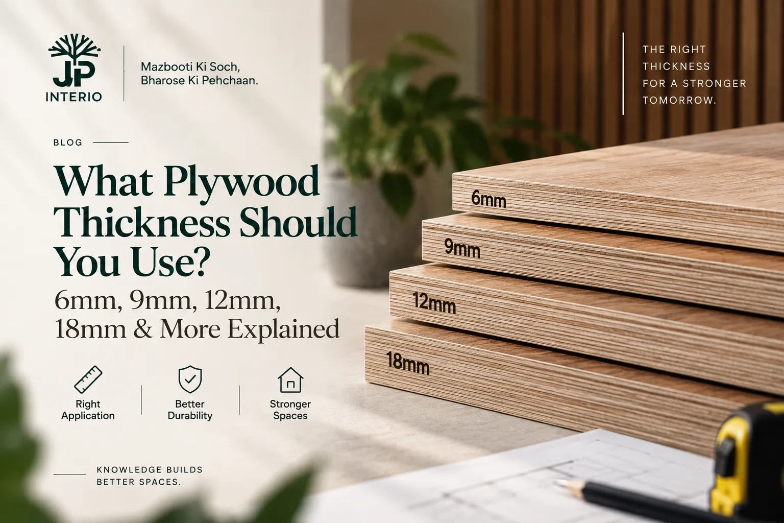 What Plywood Thickness Should You Use? 6mm, 9mm, 12mm, 18mm & 19mm Explained 