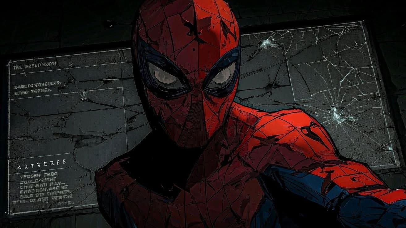 This is the image of the spiderman